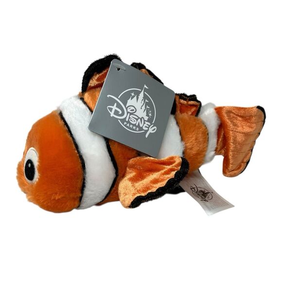 Disney Parks Plush Finding Nemo Clown Fish Orange Dory Stuffed Animal 10" Pixar - Picture 1 of 8